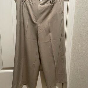 Talbots Tan Ankle Cropped Pants
